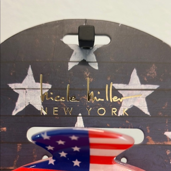 ♥️🤍💙 Nicole Miller Patriotic Hair Clips Set 🇺🇸 - Picture 2 of 5